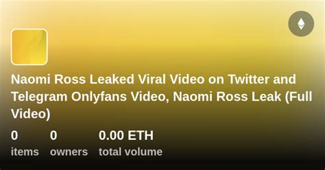 naomi ross leaked|Naomi Ross Sextape Hot trending Onlyfans leaked